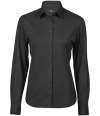 T4031 4031 Tee Jays Ladies Active Long Sleeve Stretch Shirt Black colour image